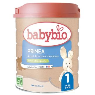 BABYBIO LAIT PRIMEA 1 BIO 0-6 MOIS 800G