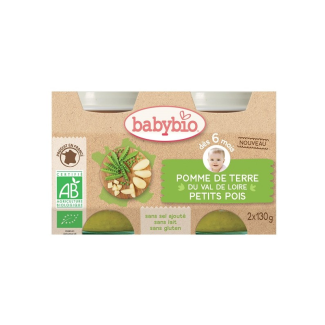 Babybio Petits pois, pomme de terre du val de loire